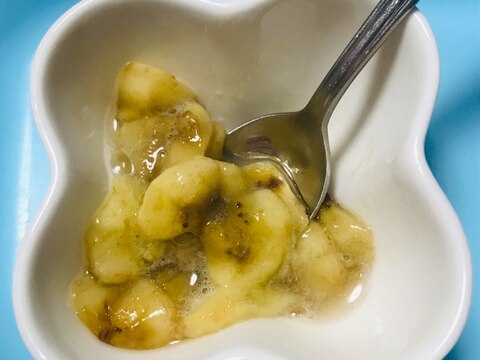 【離乳食 おやつ】さつま芋バナナミルク